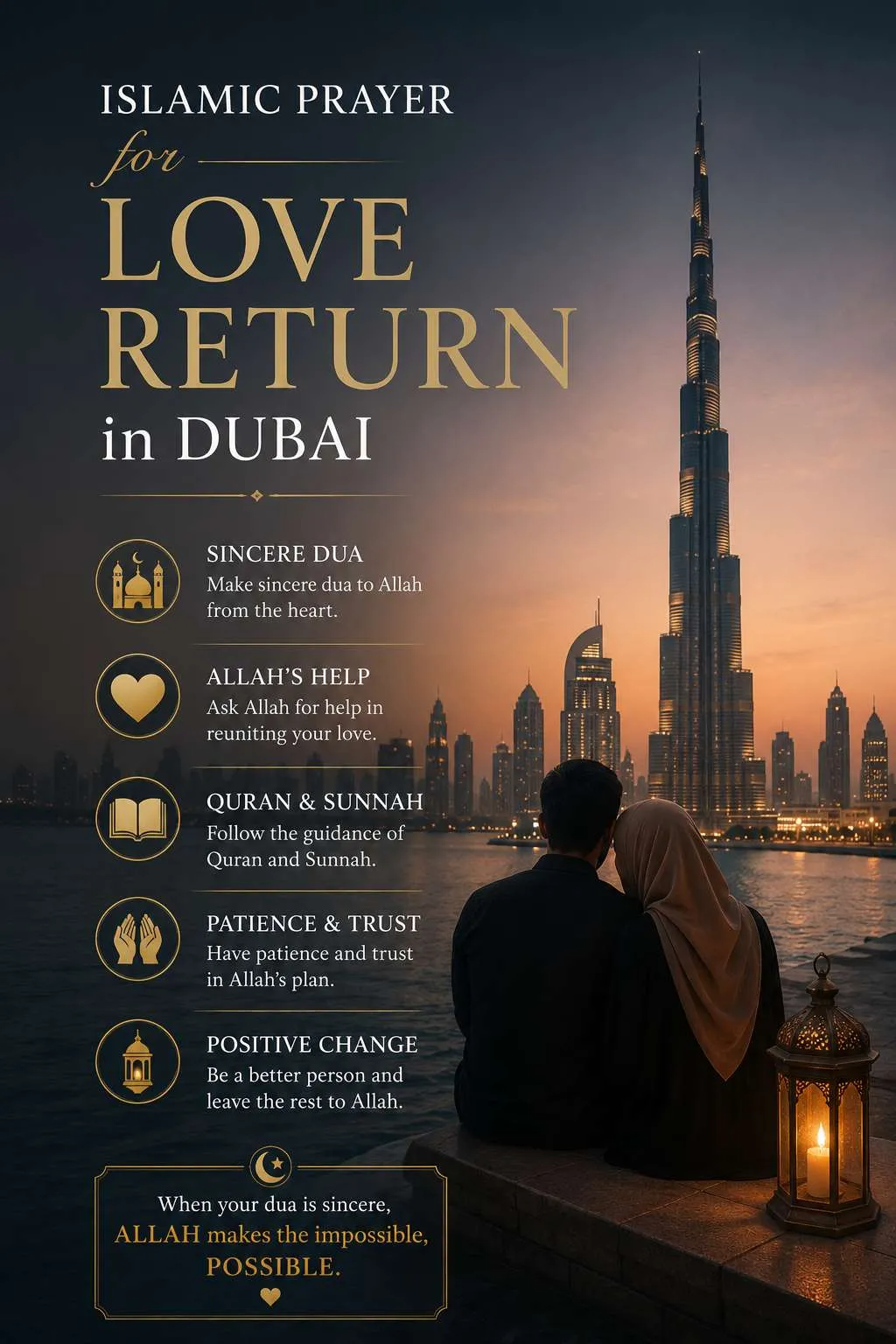 Islamic Prayer For <span>Love Return</span> in Dubai